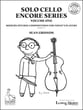 Solo Cello Encore Series #1 with CD cover